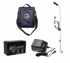 ZESTAW PEŁNY PRZENOŚNY DO ECHOSONDY - 9 AH - ZASILANIE, TORBA, UCHWYT