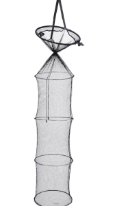 MIKADO SIATKA SADZ SIEĆ NA RYBY METALOWE OBRĘCZE 40/120CM Z UCHWYTEM DO SZTYCY