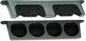 ZEBCO UCHWYT STOJAK ŚCIENNY NA 4 WĘDKI