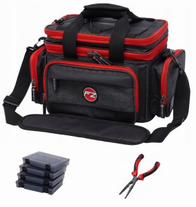 TORBA SPINNINGOWA Z 4 PUDEŁKAMI DAM PRO-TACT SZCZYPCE GRATIS