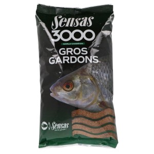 SENSAS ZAWODNICZA ZANĘTA 3000  GROS GARDONS 1KG ŚWIEŻA