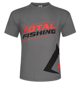 MIKADO KOSZULKA T-SHIRT TOTAL FISHING GREY ROZ. L