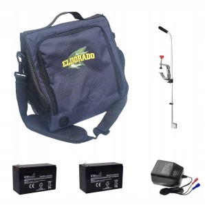 ZESTAW DO ECHOSONDY 9-CALI ZASILANIE TORBA UCHWYT