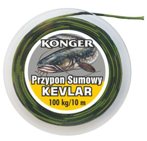KONGER PRZYPON SUMOWY KEVLAR 10M / 150KG CAMOU