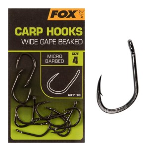 FOX HACZYKI KARPIOWE WIDE GAPE 10SZT R 4