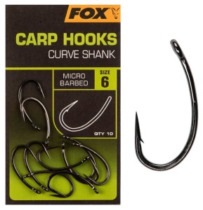 FOX HACZYKI KARPIOWE CURVE SHANK 10SZT R 8