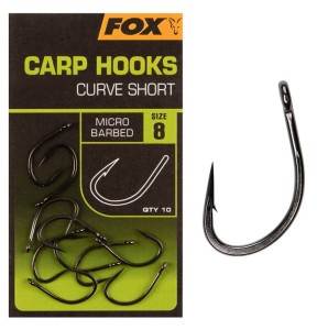 FOX HACZYKI KARPIOWE CURVE SHANK SHORT10SZT R 6