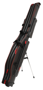 MIKADO SZTYWNY POKROWIEC NA WĘDKI 3 KOMOROWY 160CM +NOGI