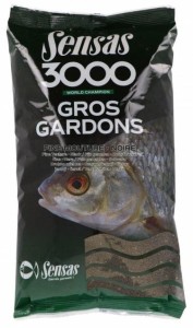 SENSAS ZAWODNICZA ZANĘTA 3000 GROS GARDONS FINE MOUTURE NOIRE 1KG
