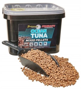 STARBAITS OCEAN TUNA PELLET S MIXED  4/6MM 2KG + ŁYŻKA