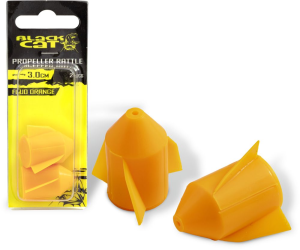 BLACK CAT WIRNIK Z GRZECHOTKĄ 2,4CM FLUO ORANGE