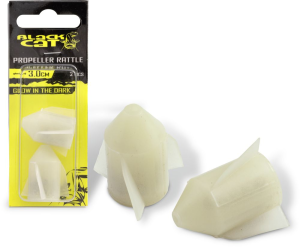 BLACK CAT WIRNIK Z GRZECHOTKĄ 3,0CM FLUORESCENCYJNY