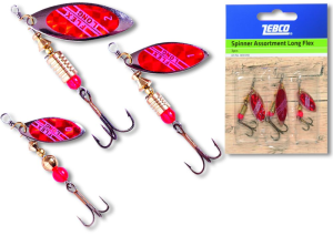 ZEBCO ZESTAW BŁYSTEK BLACH NA OKONIA MIX 3SZT.