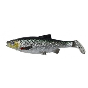 SAVAGE GEAR GUMA ROACH PADDLE TAIL 12,5CM GREEN SILVER