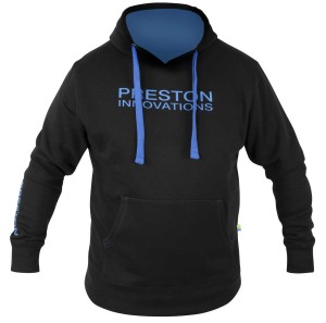 PRESTON BLUZA Z KAPTUREM BLACK HOODIE R. L