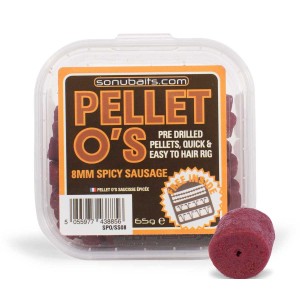 SONUBAITS PELLET SPICY SAUSAGE O'S 8MM