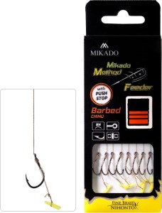 PRZYPON DO METODY MIKADO PUSH STOP METHOD FEEDER PLECIONKA 0,12 ROZ 10