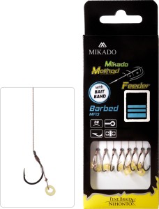 PRZYPON DO METODY MIKADO Z GUMKĄ METHOD FEEDER PLECIONKA 0,12 ROZ. 12
