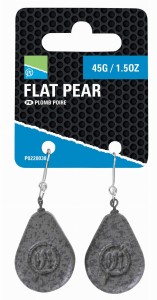 PRESTON CIĘŻARKI PŁASKIE FLAT PEAR LEAD 2SZT 45G
