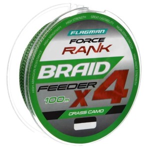 FLAGMAN PLECIONKA FORCE RANK FEEDER BRAID X4 100M 0,12MM