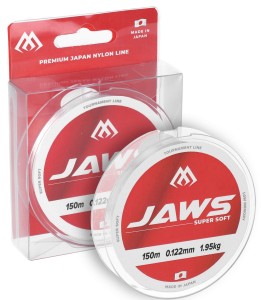 MIKADO ŻYŁKA JAWS SUPER SOFT 0.144MM/2.42KG/150M TRANSPARENTNA