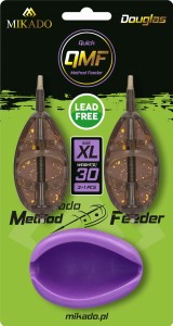 MIKADO KOSZYCZEK - METHOD FEEDER "DOUGLAS" Q.M.F. SET XL KOMPLET - 2X50G + FOREMKA
