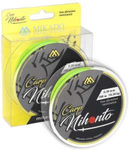 MIKADO ŻYŁKA - NIHONTO CARP - 0.30MM/10.30KG/300M FLUO ŻÓŁTA