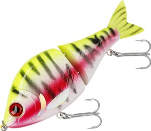 MIKADO WOBLER - MFT SWIMBAIT - 7CM / LEMON TIGER WOLNO TONĄCY