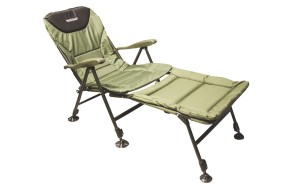MISTRALL FOTEL WĘDKARSKI Z PODNÓŻKIEM Z FUNKCJĄ ŁÓŻKA 55/54/65CM
