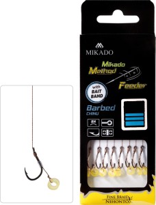 PRZYPON DO METODY MIKADO Z GUMKĄ METHOD FEEDER PLECIONKA 0,10 ROZ. 14