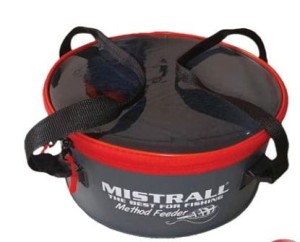 MISTRALL TORBA WĘDKARSKA EVA Z PRZYKRYWĄ - METHOD FEEDER 30X13CM