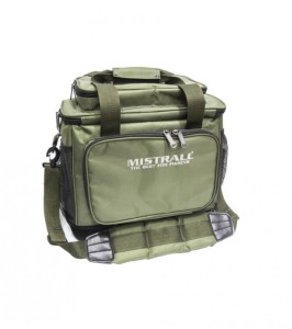 MISTRALL TORBA WĘDKARSKA Z TWARDYM DNEM NA AKCESORIA 36X22X30CM