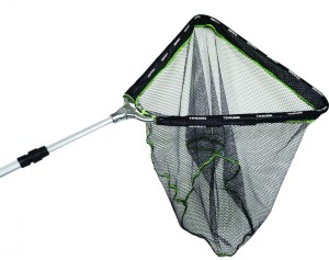 MISTRALL PODBIERAK WĘDKARSKI Z GUMOWANĄ SIATKĄ - 2,00M - GUMOWANY 60X60CM