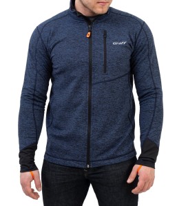 GRAFF MĘSKA ROZPINANA BLUZA TERMOAKTYWNA GRANAT ROZ. XXXL
