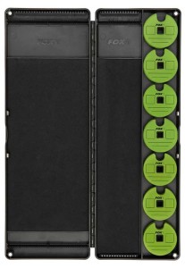 FOX PUDEŁKO NA PRZYPONY KARPIOWE DUŻY ZESTAW BOX DISC RIG SYSTEM 50PIN