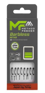 MIKADO PRZYPON MF14 Z IGŁĄ - bez zadziora nr 12 / żyłka: 0.20mm/10cm - op.8