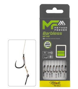 MIKADO PRZYPON MF14 Z IGŁĄ - bez zadziora nr 6 / plec.: 0.16/10cm - op.8