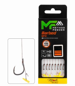MIKADO PRZYPON MF14 PUSH STOP - z zadziorem nr 8 / plec.: 0.14/10cm - op.8