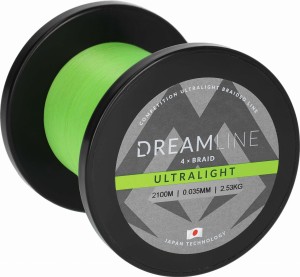 PLECIONKA - DREAMLINE ULTRALIGHT - 0.047mm/3.87kg/2100m - FLUO ZIELONA