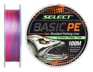 SELECT Plecionka BASIC PE 150m 0,20mm multikolor