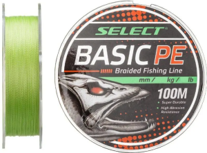 SELECT PLECIONKA BASIC PE 150m 0,18MM JASNOZIELONA