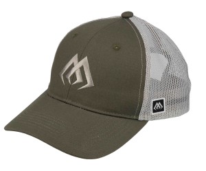 MIKADO CZAPKA Z DASZKIEM - OLIVE GREY