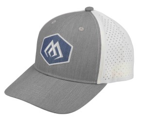 MIKADO CZAPKA Z DASZKIEM - GREY WHITE