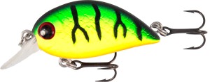 MIKADO WOBLER SHIMMY - 34mm/3.0g/FIRE TIGER - PŁYWAJĄCY