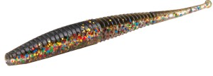 MIKADO PRZYNĘTA - M-Craft WIGGLY WORM 50mm / MAGIC BLACK  - op.10szt.