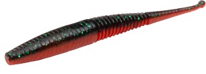 MIKADO PRZYNĘTA - M-Craft WIGGLY WORM 50mm / RED BLACK - op.10szt.