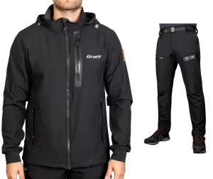 GRAFF KOMPLET SOFTSHELL - KURTKA + SPODNIE 561-S-1/761-S-1 ROZ. M 176-182