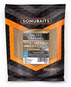 SONUBAITS STIKI SALTED CARAMEL METHOD PELLET 2mm 650g SŁONY KARMEL