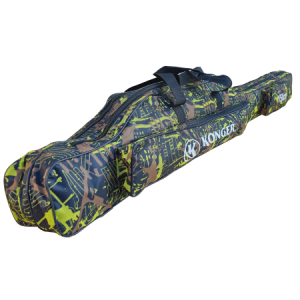 KONGER POKROWIEC WĘDKARSKI NA WĘDKI Z KOŁOWROTKAMI CLOVER 2-KOMORY 100CM