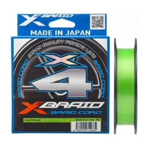 YGK Plecionka X BRAID CORD PE 0.8# 0,148mm/6,3kg jasnozielona 150m
